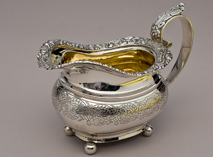 Provincial Silver Milk Jug - Exeter